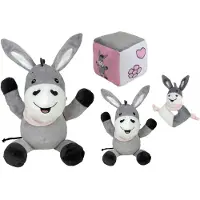 Happy People - Esel Plüsch 4er Set Spielzeug Plüschtier Kleinkinder Kinder für Mädchen