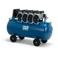 HBM Flüsterkompressor, 4 PS, 200 Liter