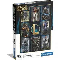 Clementoni 87873 - Puzzle - 500 Teile League of Legends