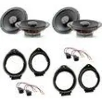 Focal ICU165 2-Wege Koax Lautsprecher Einbauset für Opel Astra K Zafira C Tourer