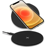 NAUC Qi Wireless Charger 15W für Apple iPhone 15 Plus Pro Max Ladegerät Ladestation