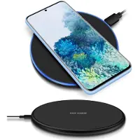 NAUC QI Wireless Schnell Ladegerät Samsung Galaxy S20 Ultra Kabellos Induktives Laden