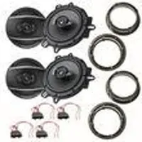 Pioneer TS-A1670F Lautsprecher Einbauset für Passat 3B 3BG Beetle vorne hinten
