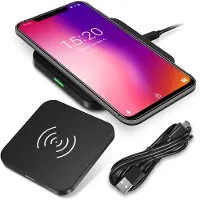 NAmobile Schnell Ladegerät Umidigi One Pro QI Wireless Charger Induktives Kabellos Laden