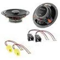 Focal ICU165 Koaxial Lautsprecher Einbauset für Peugeot 607 806 807 1007 Partner
