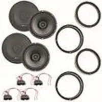 MB Quart QX165 2 Wege Lautsprecher vorne hinten Einbauset für Jetta Tiguan Touran