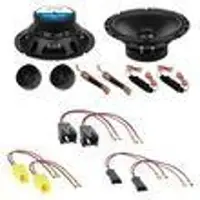 Crunch GTS-6.2C Lautsprecher Einbauset für Peugeot 607 806 807 1007 Partner vorne