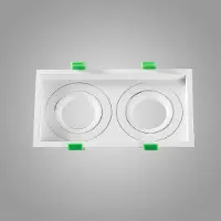 Mextronic Deckeneinbaurahmen Genius D50 eckig M05-T2 Ø 187x98mm