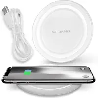 Naukita Qi Induktions Schnell Ladestation 15W Huawei P50 Pro / Plus Ladegerät Wireless