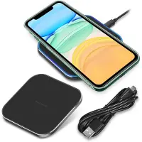 NAmobile Induktives Ladegerät für Apple iPhone 11 für QI Wireless Ladestation Kabellos