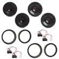 JBL Stage3 627 Lautsprecher Einbauset für Golf 6 7 Polo 6R Amarok vorne hinten