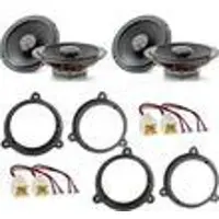 Focal ICU165 Koax Lautsprecher Einbauset für Renault Megane 4 vorne und hinten