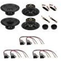 ESX SXE-6.2C SXE-62 3 Ohm Lautsprecher Einbauset für Golf 3 Vento Passat 35i