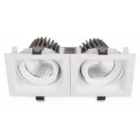 Mextronic LED Einbaustrahler Genius 40W 930 Warmweiß GL0121W Ø 255x120mm
