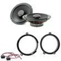 Focal ICU165 2-Wege Koax Lautsprecher Einbauset für Mercedes C Klasse W202 vorne