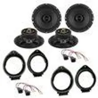ESX SIGNUM SXE-62 Koaxial Einbauset für Opel Astra J Opel Mokka vorne hinten