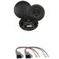 Crunch DSX62 Koaxial 2-Wege 16,5 cm Lautsprecher Einbauset passend für T4 vorne