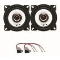 Alpine SXE-1025S 10 cm Koaxial Lautsprecher Einbauset für Corrado Passat 35i