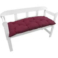 NYVI Bankauflage Ibiza 2er Set - Polsterauflage für Gartenbänke Gemütlich & Langlebig, Farbe:Beere, Größe:140 x 45 cm