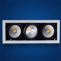 Mextronic 3x35W 3-fach Einbauleuchte Kardan 840 Neutralweiß