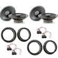 Focal ICU165 Koaxial Lautsprecher Einbauset für Polo 9N Polo 9N3 vorne hinten