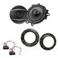 Pioneer TS-A1670F 3-Wege Lautsprecher Einbauset vorne passend für Audi Q3 8U