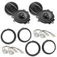 Pioneer TS-A1670F 3-Wege Lautsprecher Einbauset für Ford Fiesta JA8 Focus 3 DYB