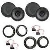 MB Quart QX165 Lautsprecher Einbauset für Passat B8 Arteon vorne und hinten