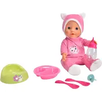 New Born Baby Puppe mit Katzenanzug 30 cm
