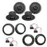 ESX HORIZON HZ-62 Koaxial Lautsprecher 2-Wege Einbauset für Golf 5 vorne hinten