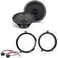 Axton ATX165 Koaxial Lautsprecher Einbauset für Mercedes C Klasse W202 vorne