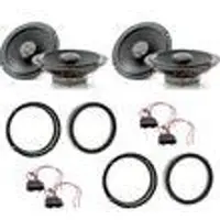 Focal ICU165 Lautsprecher Einbauset für Fabia 5J Octavia 1U 5E vorne hinten