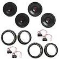 JBL Stage3 627 2-Wege Lautsprecher Einbauset für Polo 9N Polo 9N3 vorne hinten