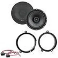 MB Quart QX165 2-Wege Lautsprecher Einbauset für Mercedes C Klasse W202 vorne