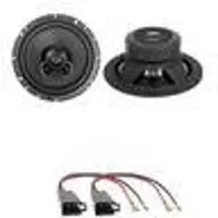 ESX Horizon HZ-62 Koaxial 2-Wege Lautsprecher Einbauset passend für T4 vorne