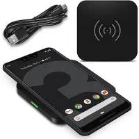 NAUC QI Wireless Schnell Ladegerät für Google Pixel 3 XL Kabellos Induktives Laden