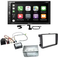 Pioneer AVH-Z5200DAB Android Auto Carplay USB Einbauset für T6 Sharan 2 Beetle