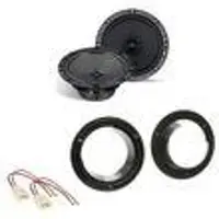 Axton ATX165 Koaxial Lautsprecher 2-Wege Einbauset für Fiat Seicento Sedici