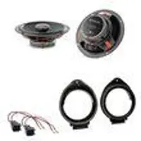 Focal ICU165 Koaxial Lautsprecher 2-Wege Einbauset für Opel Astra J Opel Mokka