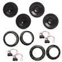 JBL Stage3 627 Koaxial 2-Wege Lautsprecher Einbauset für Golf 5 vorne hinten