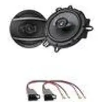 Pioneer TS-A1670F 3-Wege Koaxial Lautsprecher Einbauset passend für T4 vorne