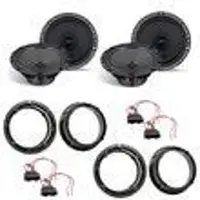 Axton ATX165 Koaxial Lautsprecher Einbauset für Polo 9N Polo 9N3 vorne hinten