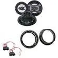 Crunch GTI-62 2-Wege Koaxial 16,5 cm Lautsprecher Einbauset für Passat B8 Arteon
