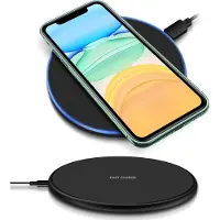 NAUC QI Wireless Schnell Ladegerät Apple iPhone 11 Kabellos Induktives Laden Charger