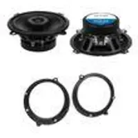 Crunch GTS52 Lautsprecher 13 cm Koaxial 3 Ohm Einbauset für Audi A4 B5 vorne
