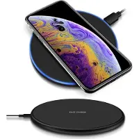 NAUC QI Wireless Schnell Ladegerät Apple iPhone XS / Max Kabelloses Induktives Laden