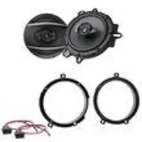 Pioneer TS-A1670F 3-Wege Lautsprecher Einbauset für Mercedes C Klasse W202 vorne