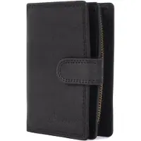 Benthill Geldbörse Damen Echt Leder | Damen Geldbeutel mit RFID Schutz | Portmonee Klein mit 8 Kartenfächer | Slim-Wallet inkl. Geschenkbox