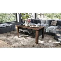 Designimpex Design Couchtisch Tisch Asti-P höhenverstellbar 55 - 67cm Esstisch