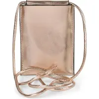 StyleBREAKER Damen Handy Umhängetasche in Metallic, Schultertasche, Handy-Tragetasche, Mini Bag 02012307
